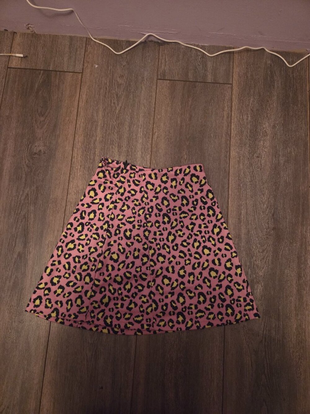 Dollskill Horoscopez neon leopard patterned skirt!